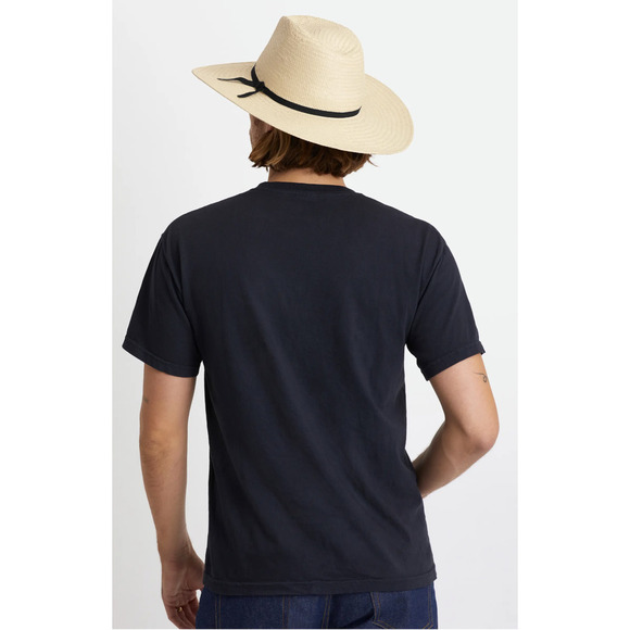 BRIXTON Mens Straw Summer Hat Packable NWT - Picture 2 of 8